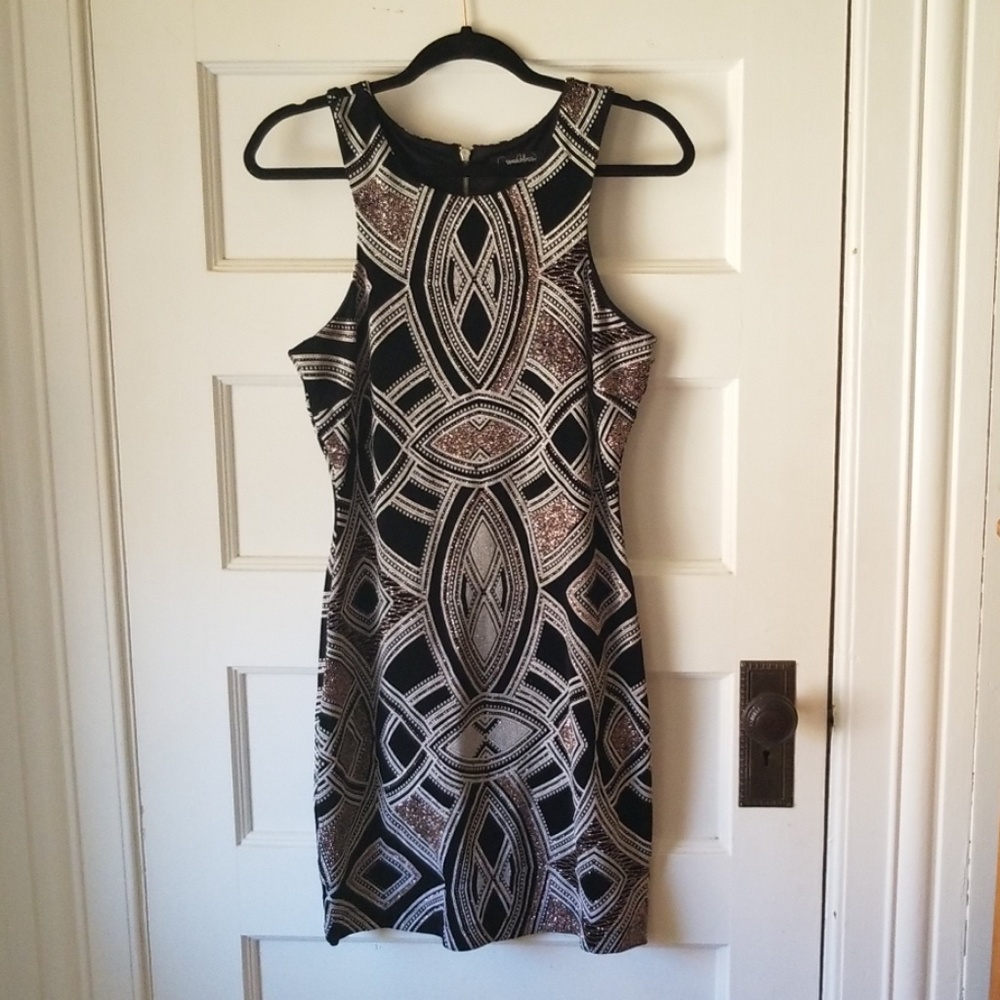 Art-Deco Bodycon Dress